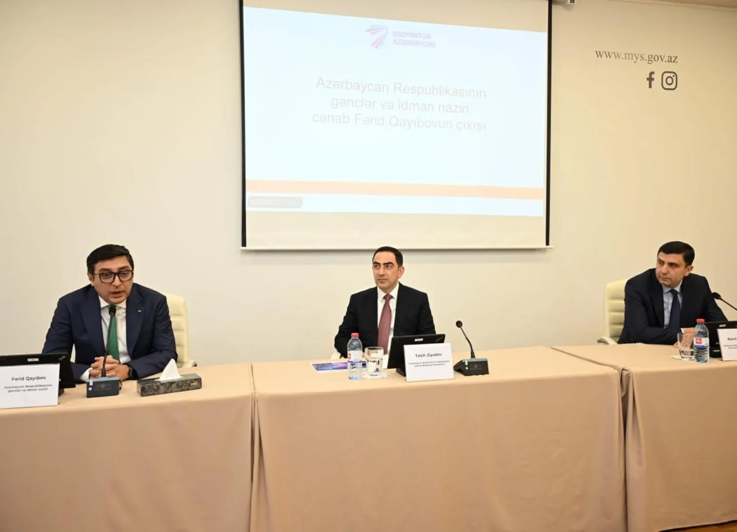 Taleh Ziyadov yenidən Azərbaycan Badminton Federasiyasının prezidneti seçilib